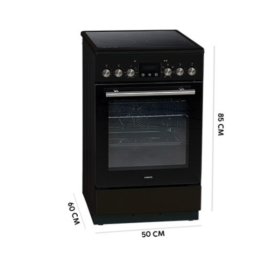 MPM MPM-55-KEI-39 indukciós tűzhely, fekete, 50x60x85cm