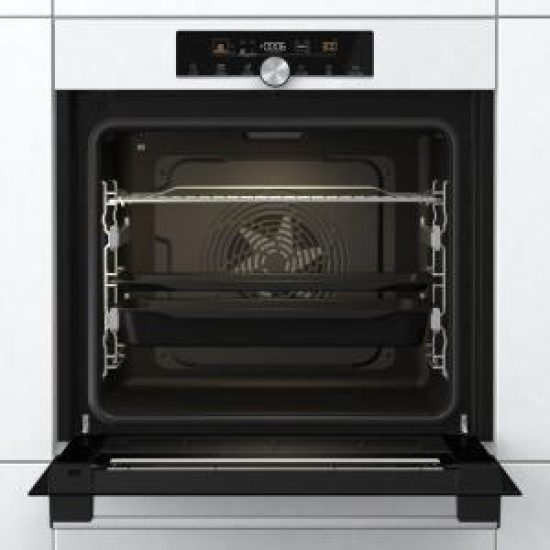 Gorenje BOS6747A01WG beépíthető fehér sütő ExtraSteam gőzfunkció 2 sütősín