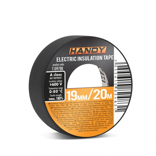 Handy 11097BK szigetelőszalag 20m fekete