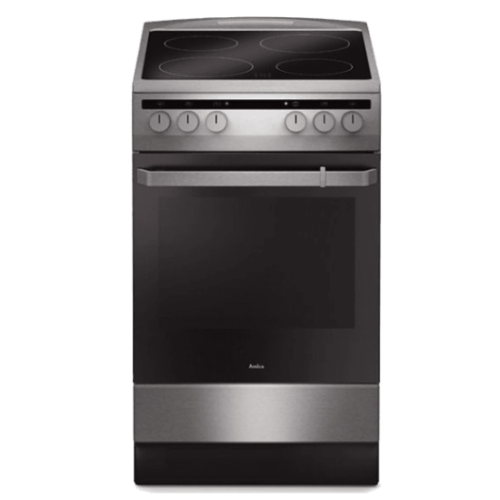 Amica 55352 inox kerámialapos tűzhely