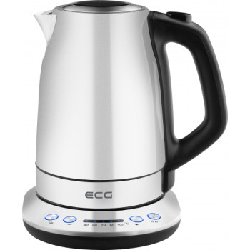 ECG RK1791 rozsdamentes 1,7l vízforraló 40 ÉS 100 ° C KÖZÖTTI HŐMÉRSÉKLET-SZABÁLYOZÁSSAL különböző típusú teákhoz, meleg italokhoz és bébiételekhez