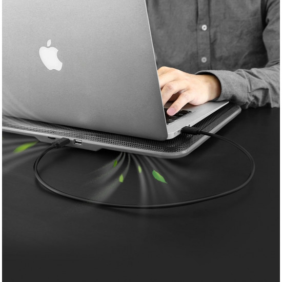 Ugreen USB 2.0  USB 0,5m fekete 10308