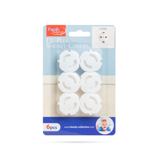 konnektorvédő vakdugó szett 6db Family GL57058C