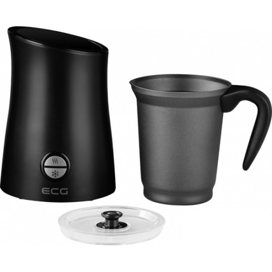 ECG NM2255 BK Latte Art Black rozsdamentes acél kivitel fekete színben