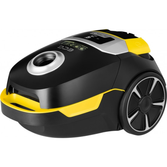 ECG VP S5020 Animal Comfort porzsákos porszívó , 800W, mini turbó fej, fekete/sárga, VPS5020