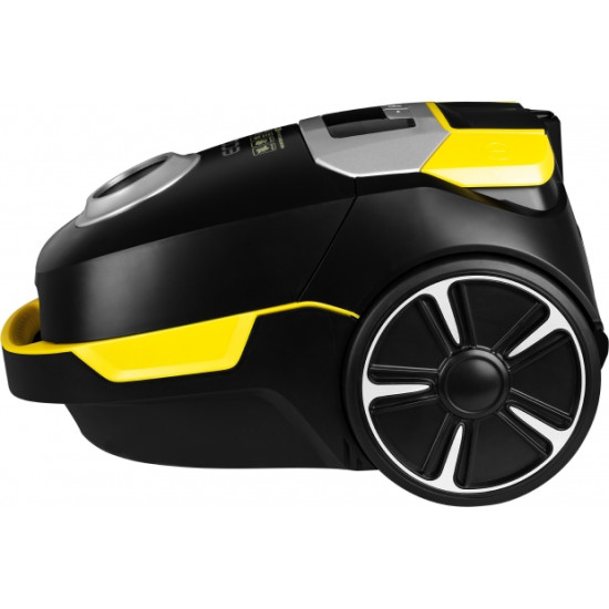 ECG VP S5020 Animal Comfort porzsákos porszívó , 800W, mini turbó fej, fekete/sárga, VPS5020