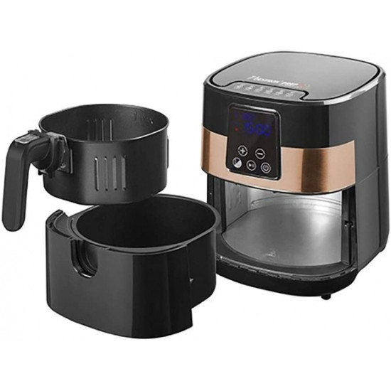 Bestron AAF7003DCO digitális légkeveréses sütő, 1300W, PrepAir technológia, 4l, időzítő, 20