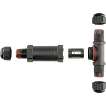 Goobay 81286 Vízálló T-idomú csatlakozó, IP68