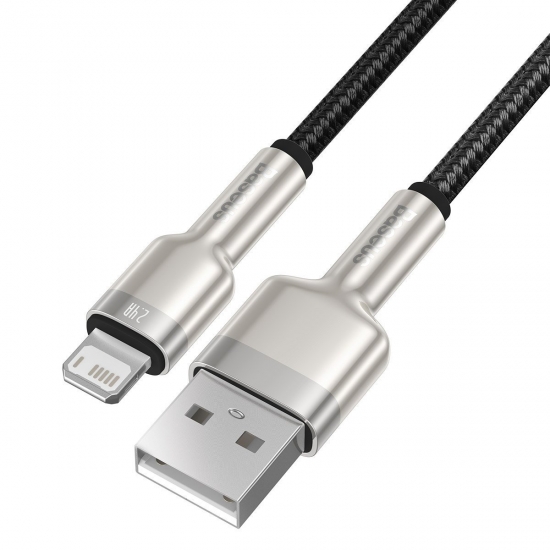 Baseus CALJK-B01 Cafule USB / Lightning kábel 2.4A 2m, fekete