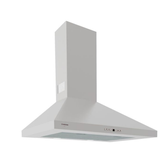 Nodor NORBREEZE SCALA 70 X/B inox kürtös konyhai elszívó 70cm