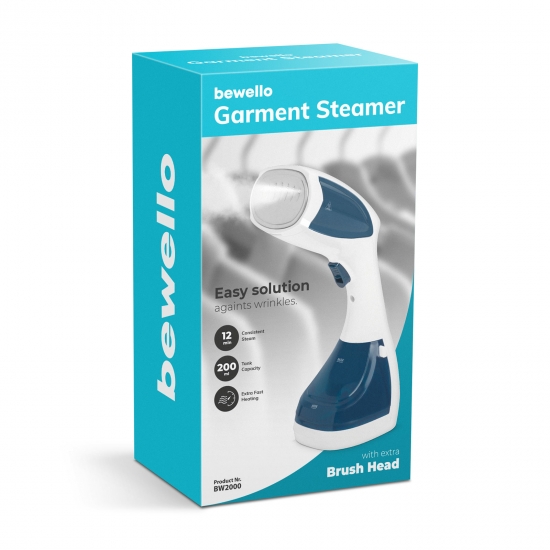 Bewello BW2000 Kézi ruhagőzölő - 1100 W, 200 ml