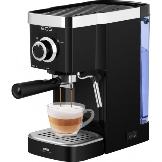 ECG ESP20301 Black eszpresszó kávéfőző 20bar