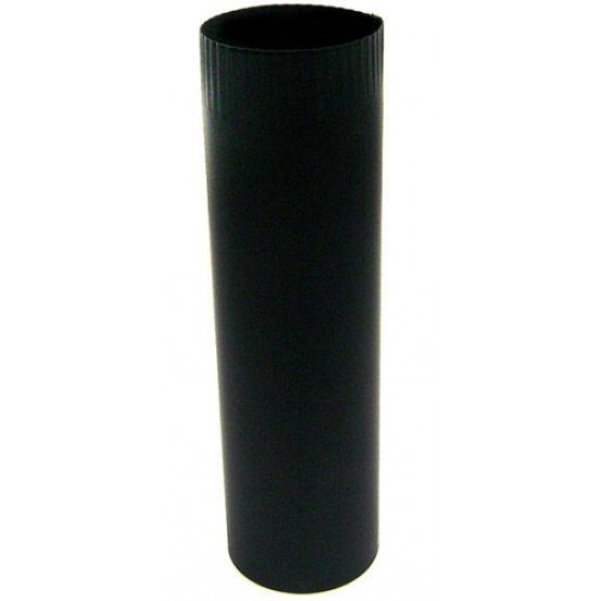 Füstcső 120/40 0.5mm fekete