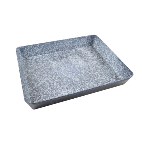 Zománcozott sütő tepsi 38,5 X 31 cm