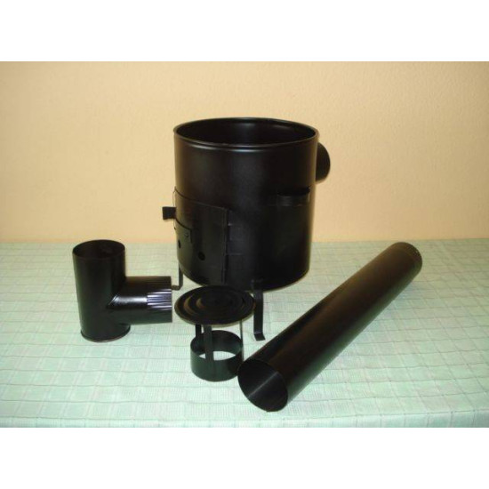 Üstház 37 cm-es, füstcsővel 0.8 mm-es