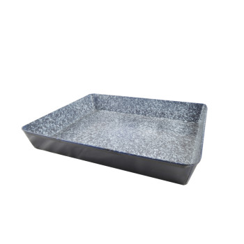 Zománcozott sütő tepsi 38,5 X 31 cm