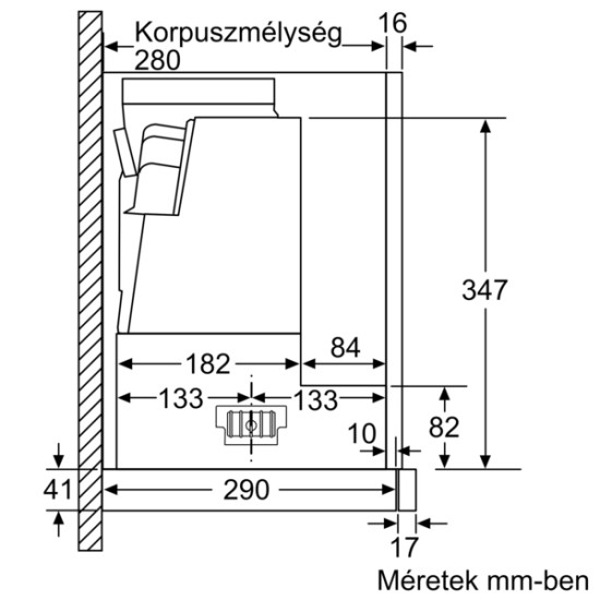 Neff D46ML54X1, Teleszkópos páraelszívó