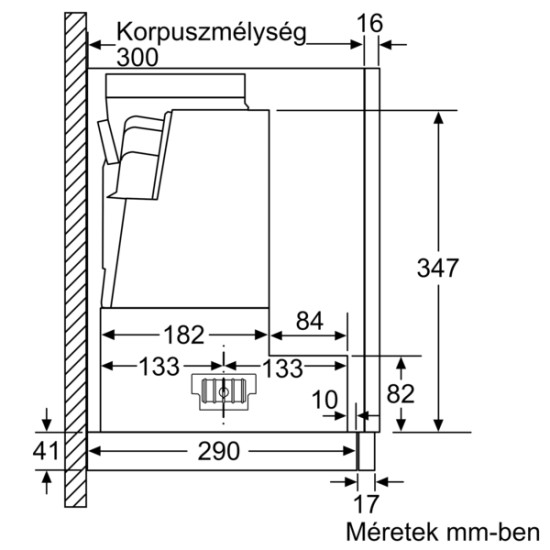 Neff D46ML54X1, Teleszkópos páraelszívó