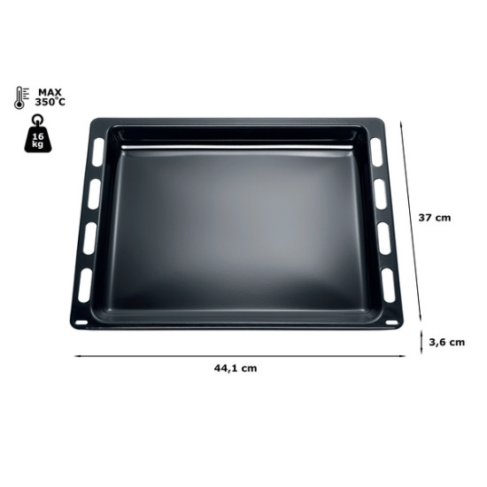 Bosch univerzális sütőtepsi 441x370x35,8 mm 00664049