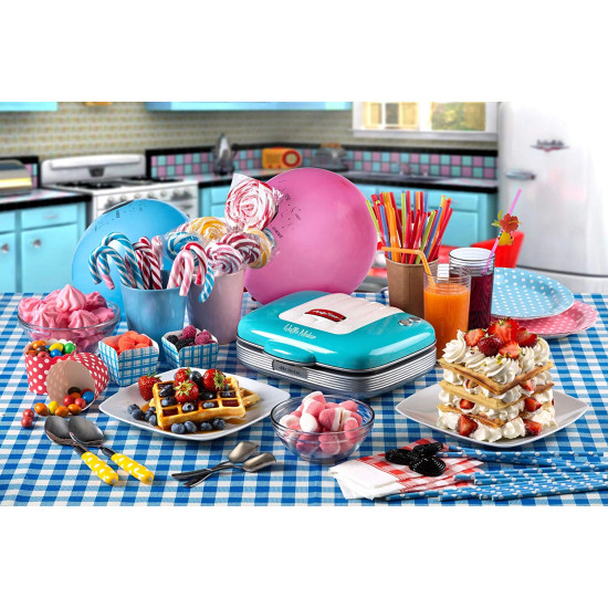 Ariete 1973.BL Party Time gofrisütő, azúrkék