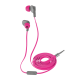 Trust Aurus vízálló pink fülbe helyezhető fejhallgató lapos, gubancgátló kábellel, ideális a szabadtéri sportokhoz 21019