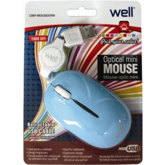 Well Mini optikai egér USB-s