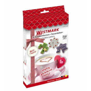 Westmark Sütemény kiszúró szett, csészére akasztható 4 darab/csomag