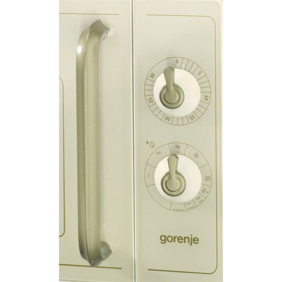 Gorenje MO4250CLI mikrohullámú sütő retro, bézs szín, 20L,700W