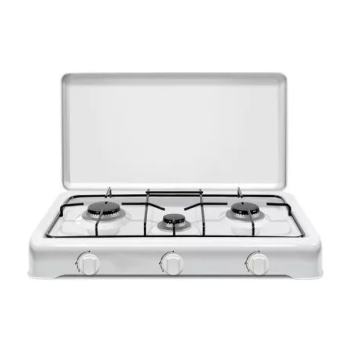 Novacook O300 tripla gázfőzőlap gázrezsó fehér szín