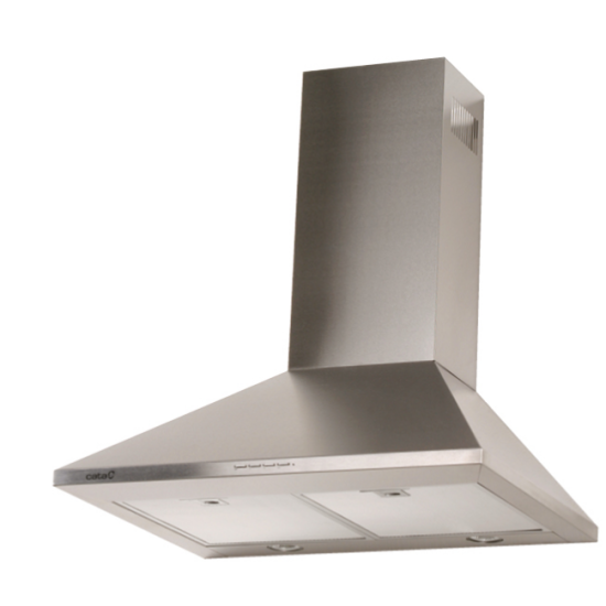 Cata BETA 700/D LED inox kürtös konyhai elszívó 70cm szélesség 