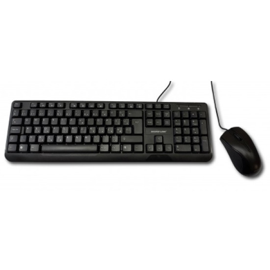 Silverline Multimédiás billentyűzet + egér fekete