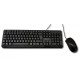 Silverline Multimédiás billentyűzet + egér fekete