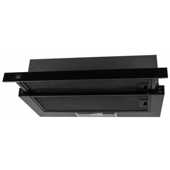 SLX ST 60 B fekete beépíthető teleszkópos elszívó