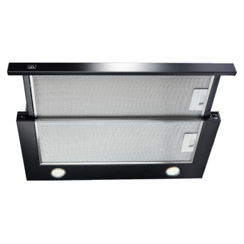 SLX ST 60 B/2 beépíthető fekete teleszkópos konyhai elszívó