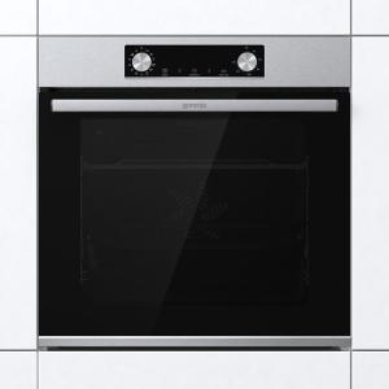 Gorenje BPS6737E14X beépíthető pirolitikus öntisztító sütő ExtraSteam gőzfunkcióval, 77L, 59.5x56.4x59.5 cm