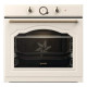 Gorenje BOS67372CLI beépíthető bézs rusztikus sütő ExtraSteam gőzfunkcióval, 59.5x56.4x59.5 cm,bézs szín 
