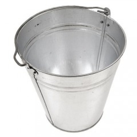 Horganyzott fém vödör 10l