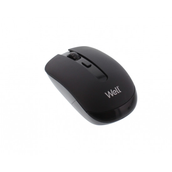 Well MOUSE-WLESS-MW101BK-WL, Vezeték nélküli Optikai egér