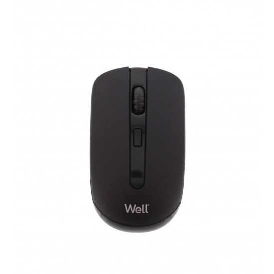 Well MOUSE-WLESS-MW101BK-WL, Vezeték nélküli Optikai egér