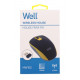 Well MOUSE-WLESS-MW102YW-WL, Vezeték nélküli Optikai egér