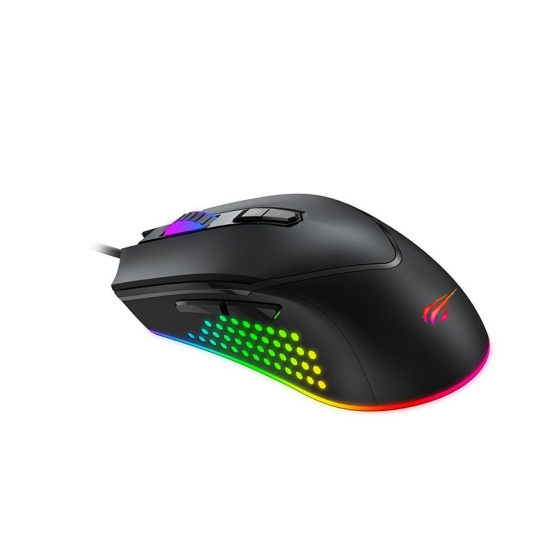 Havit Gamenote MS814 RGB gamer egér 1000-7000 DPI