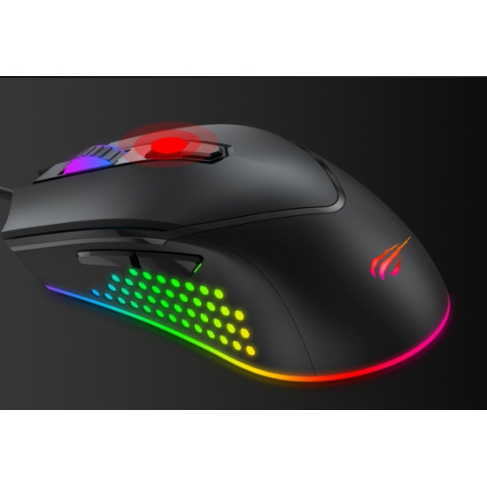Havit Gamenote MS814 RGB gamer egér 1000-7000 DPI