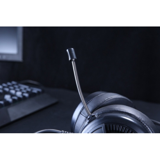 Dareu EH416 RGB gamer fejhallgató, fekete