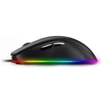 Dareu EM908 RGB vezetékes gamer egér, fekete 600-6000 DPI,