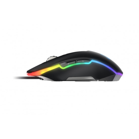 Dareu EM925 Pro vezeték nélküli gamer egér RGB,600-12000 DPI, fekete