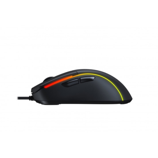 Dareu A960 vezetékes gamer egér, RGB, 800-18000 DPI, fekete