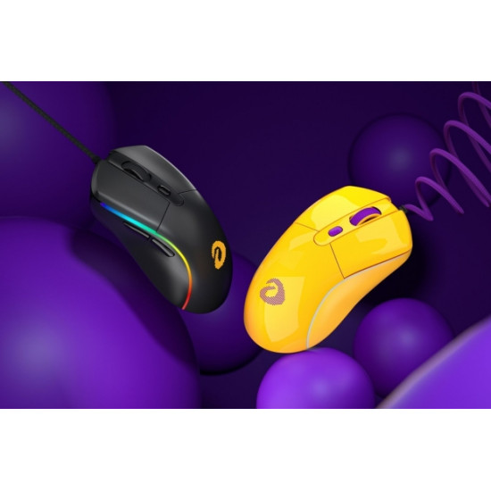 Dareu A960 vezetékes gamer egér, RGB, 800-18000 DPI, fekete