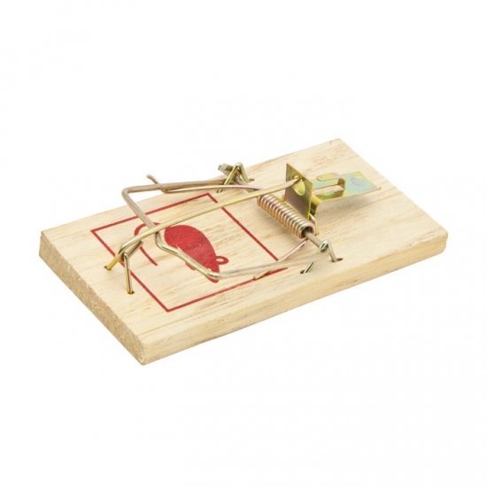 Egérfogó fából készült 2db, 100X45mm, egércsapda