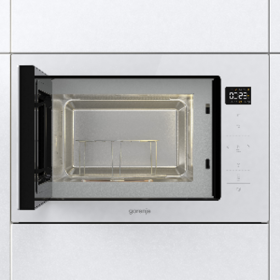 Gorenje BM251SG2WG fehér beépíthető mikrohullámú sütő, 25L, 59.5x40.1x38.8 cm