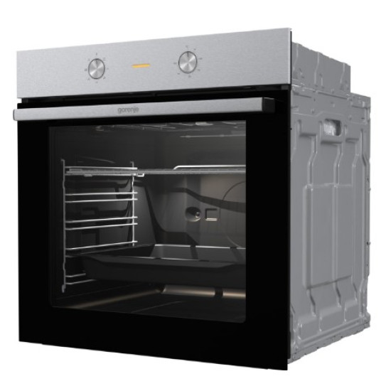 Gorenje BO6712E02XK beépíthető inox sütő, 84L, 59.5x56.4x59.5 cm, inox szín 